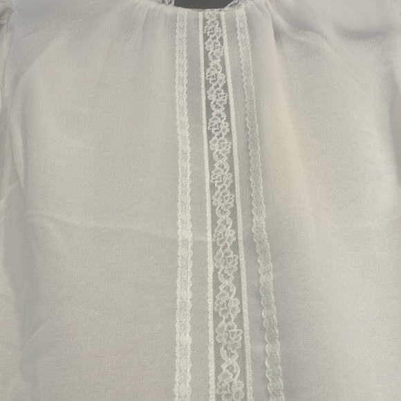 Aritzia Wilfred white butterfly blouse - Picture 9 of 11